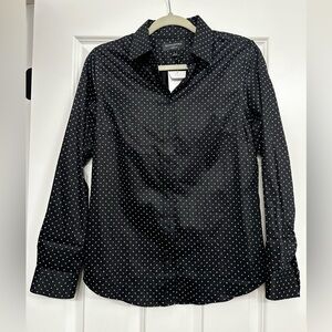 Banana Republic Women's Black and White Shirt